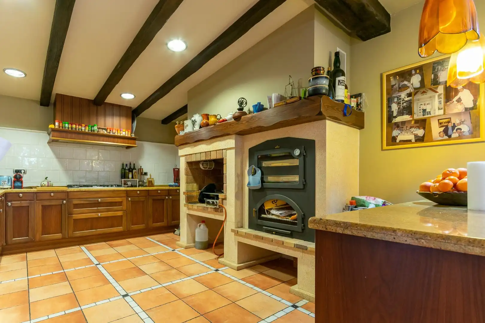 Cocina de Casa o chalet en venta en Alicante / Alacant con Aire acondicionado, Calefacción y Jardín privado