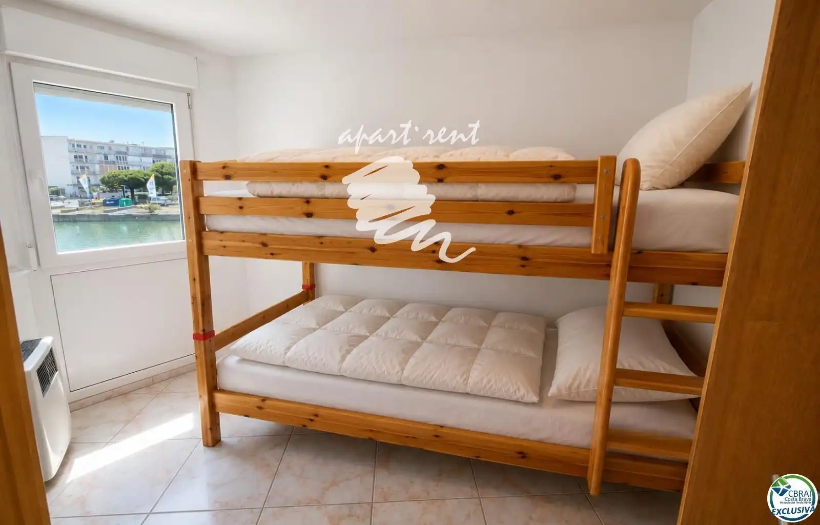 Bedroom of Flat for sale in Roses  with Terrace, Furnished and Balcony