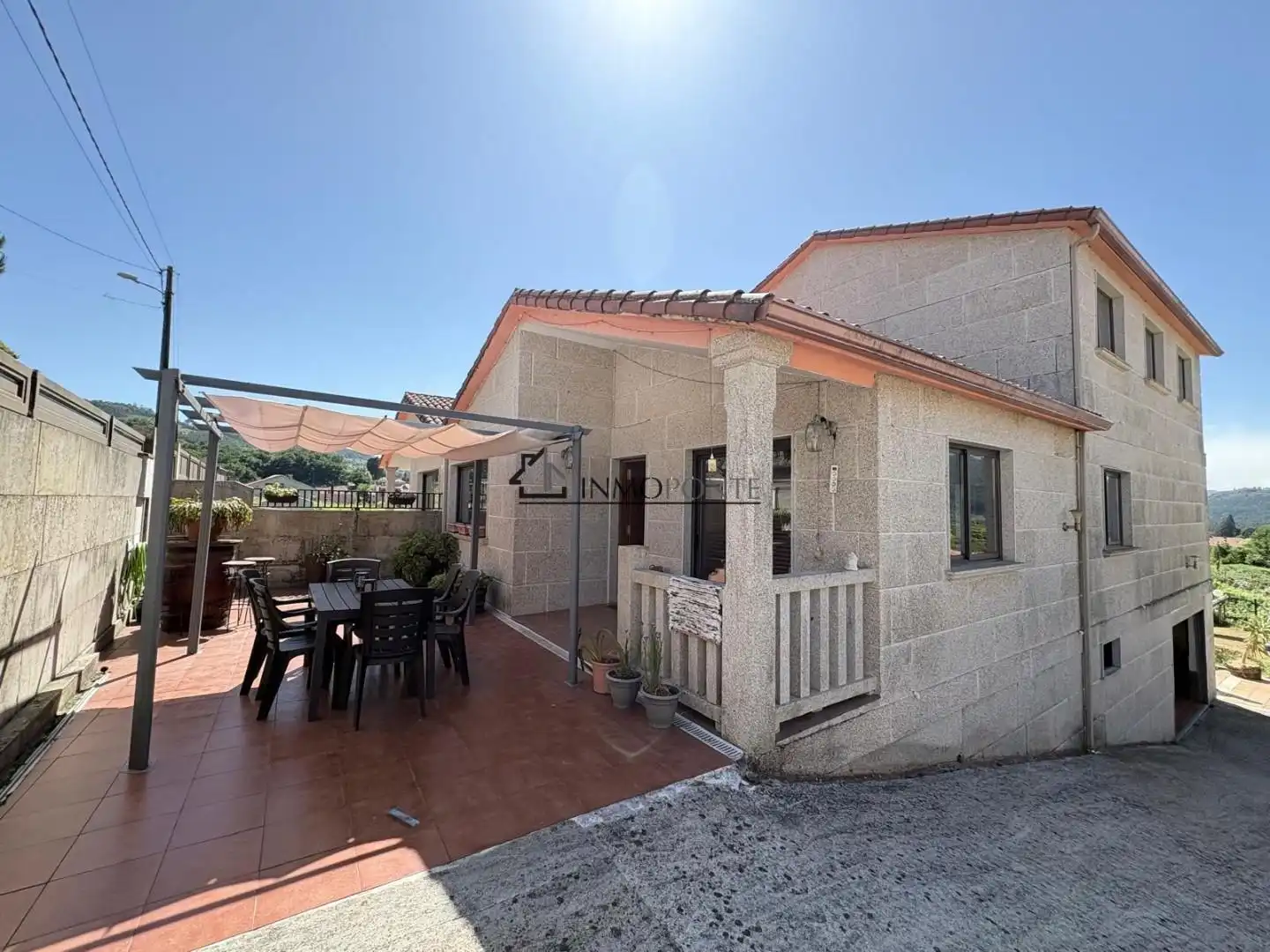Terraza de Casa adosada en venta en Soutomaior con Calefacción, Jardín privado y Terraza