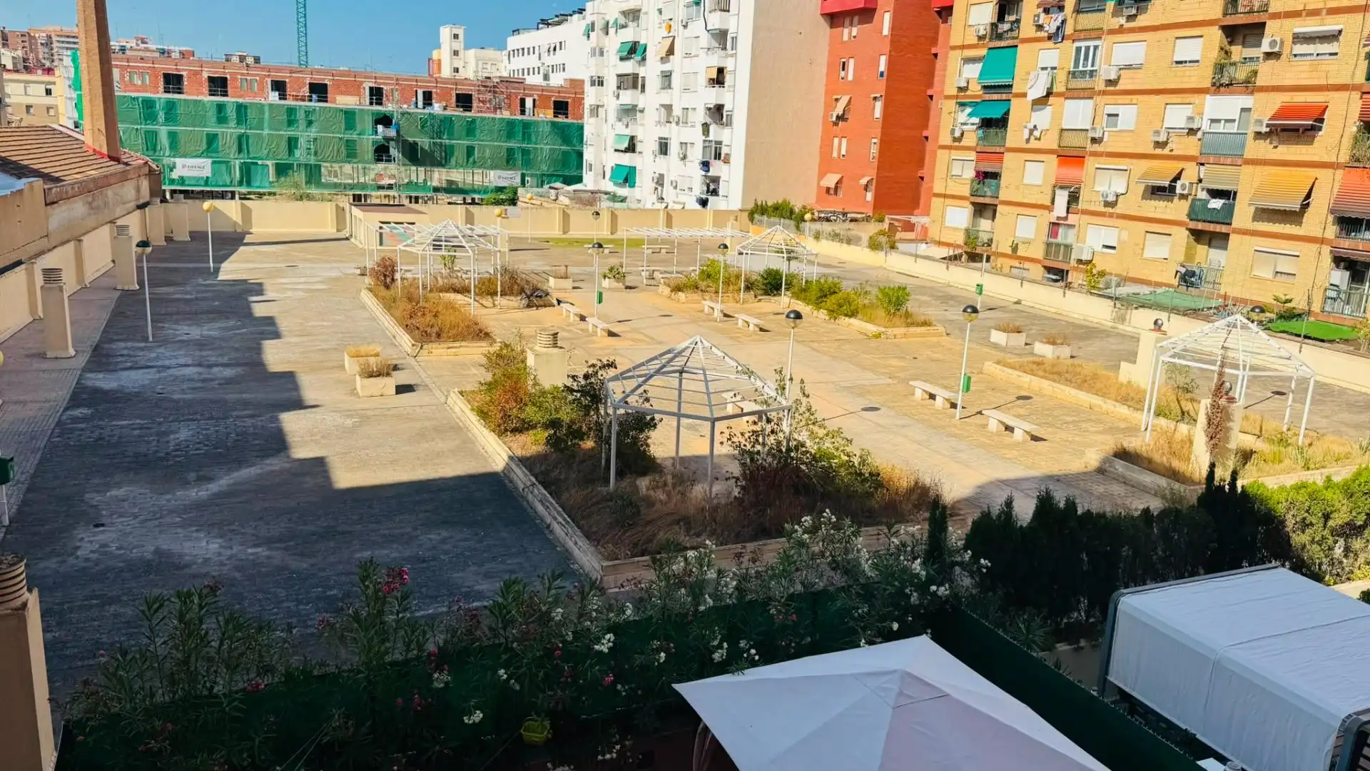 Terraza de Piso de alquiler en Valencia con Aire acondicionado, Calefacción y Jardín privado