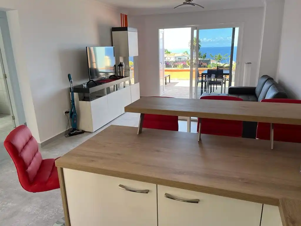 Sala de estar de Casa o chalet en venta en Santa Úrsula con Terraza y Piscina