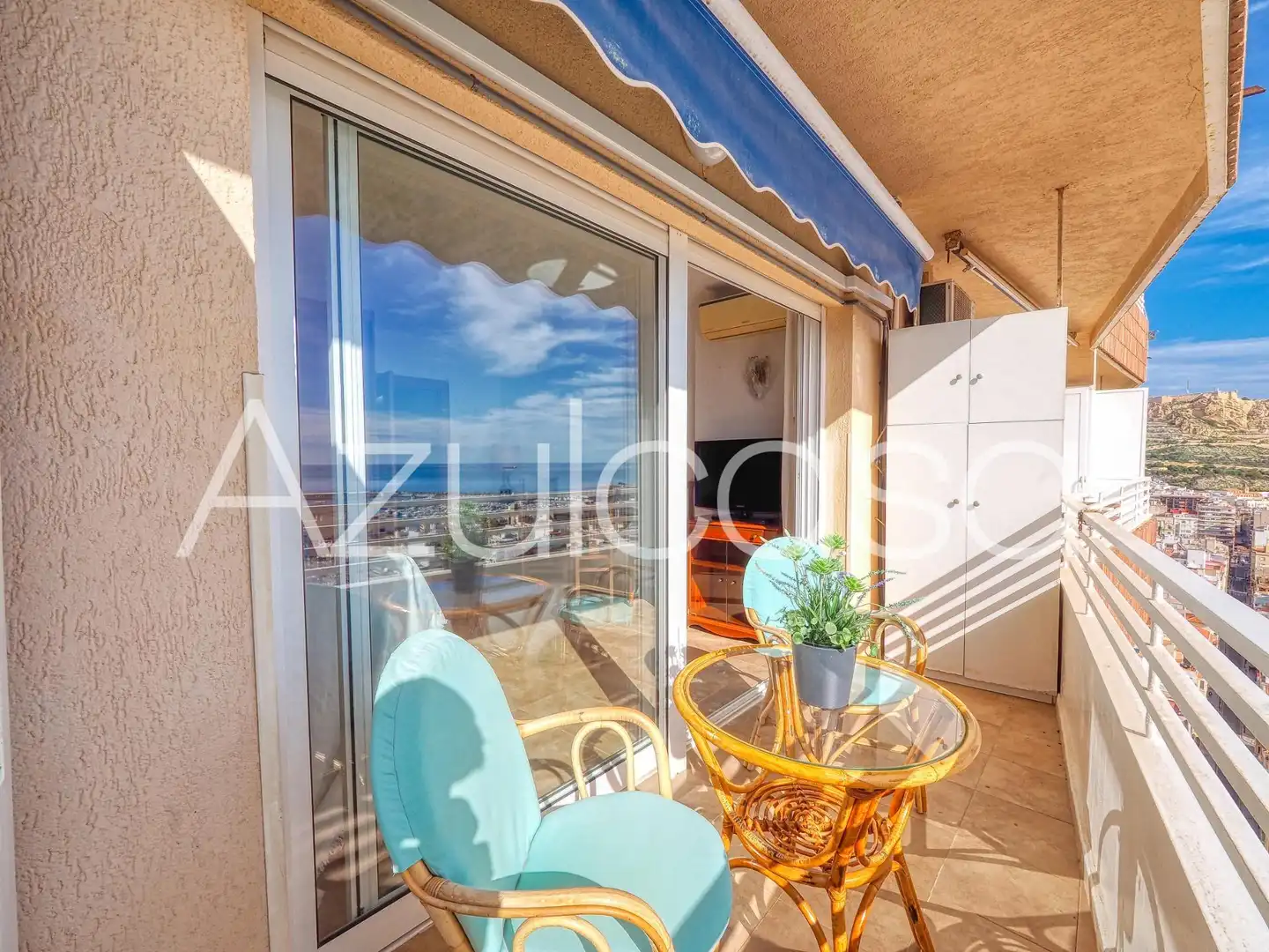 Terraza de Estudio en venta en Alicante / Alacant con Aire acondicionado, Parquet y Terraza