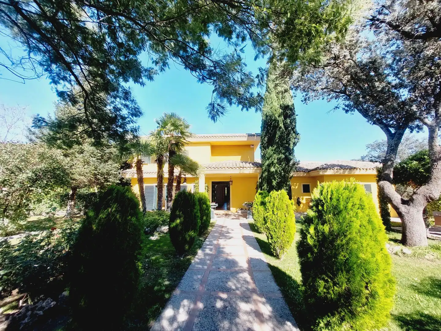 Garden of Houses for rent in Ciudalcampo  with Heating, Private garden and Terrace