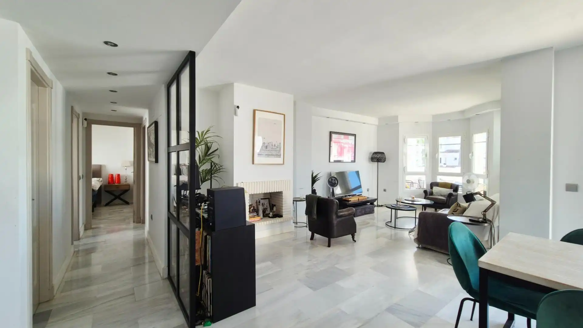 Sala d'estar de Apartament en venda en Nueva Andalucía
