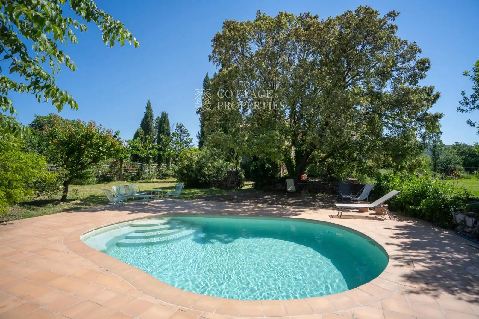 Jardín de Finca rústica en venta en Maià de Montcal con Calefacción y Piscina