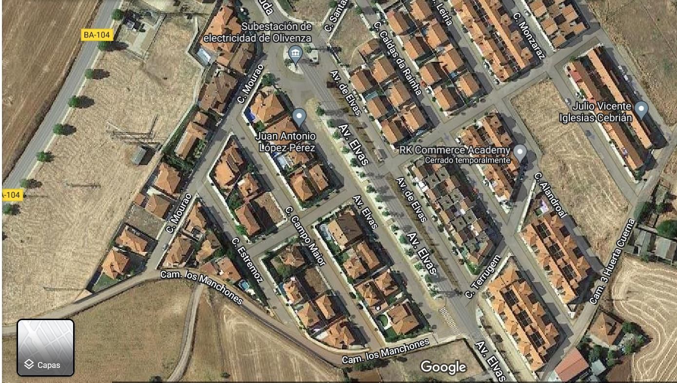 Vista exterior de Residencial en venda en Olivenza