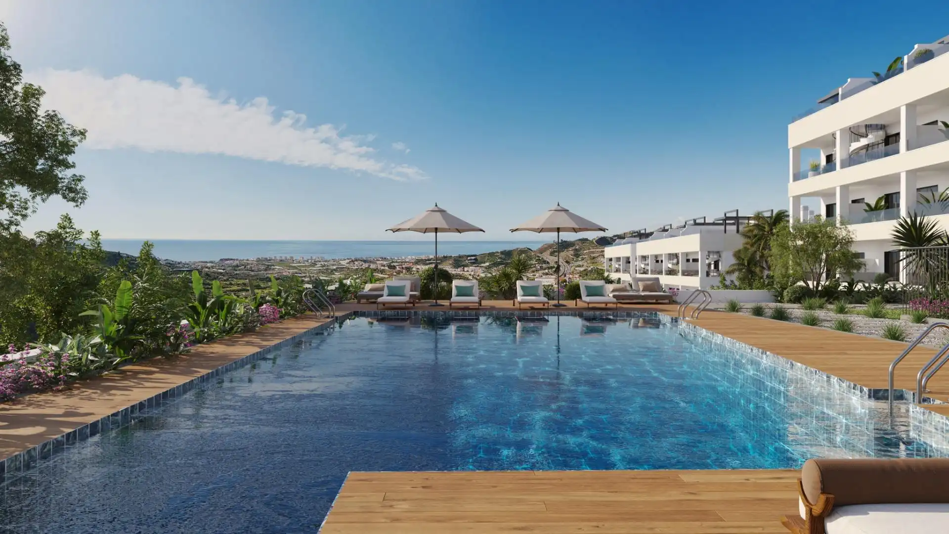 Piscina de Piso en venta en Torrox con Aire acondicionado, Calefacción y Jacuzzi