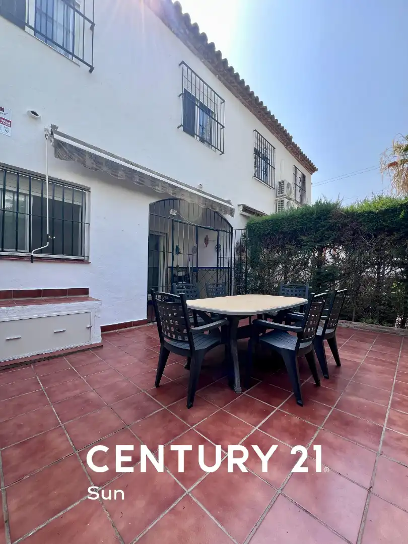 Terraza de Casa adosada en venta en Estepona con Jardín privado, Terraza y Lavadora