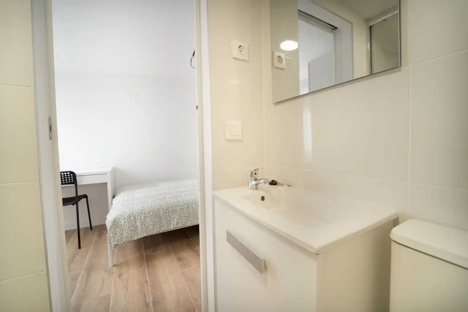 Bedroom of Flat for rent in Madrid  with Heating, Furnished and Oven