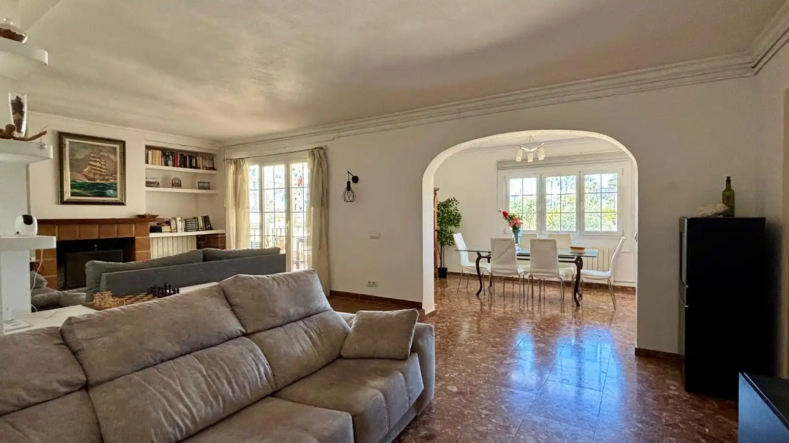 Sala de estar de Casa o chalet en venta en Cartagena con Calefacción, Terraza y Amueblado