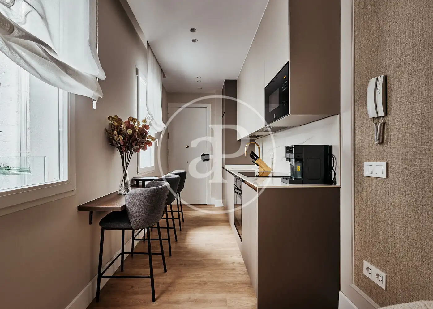 Kitchen of Flat for sale in Madrid  with Air Conditioner, Heating and Terrace