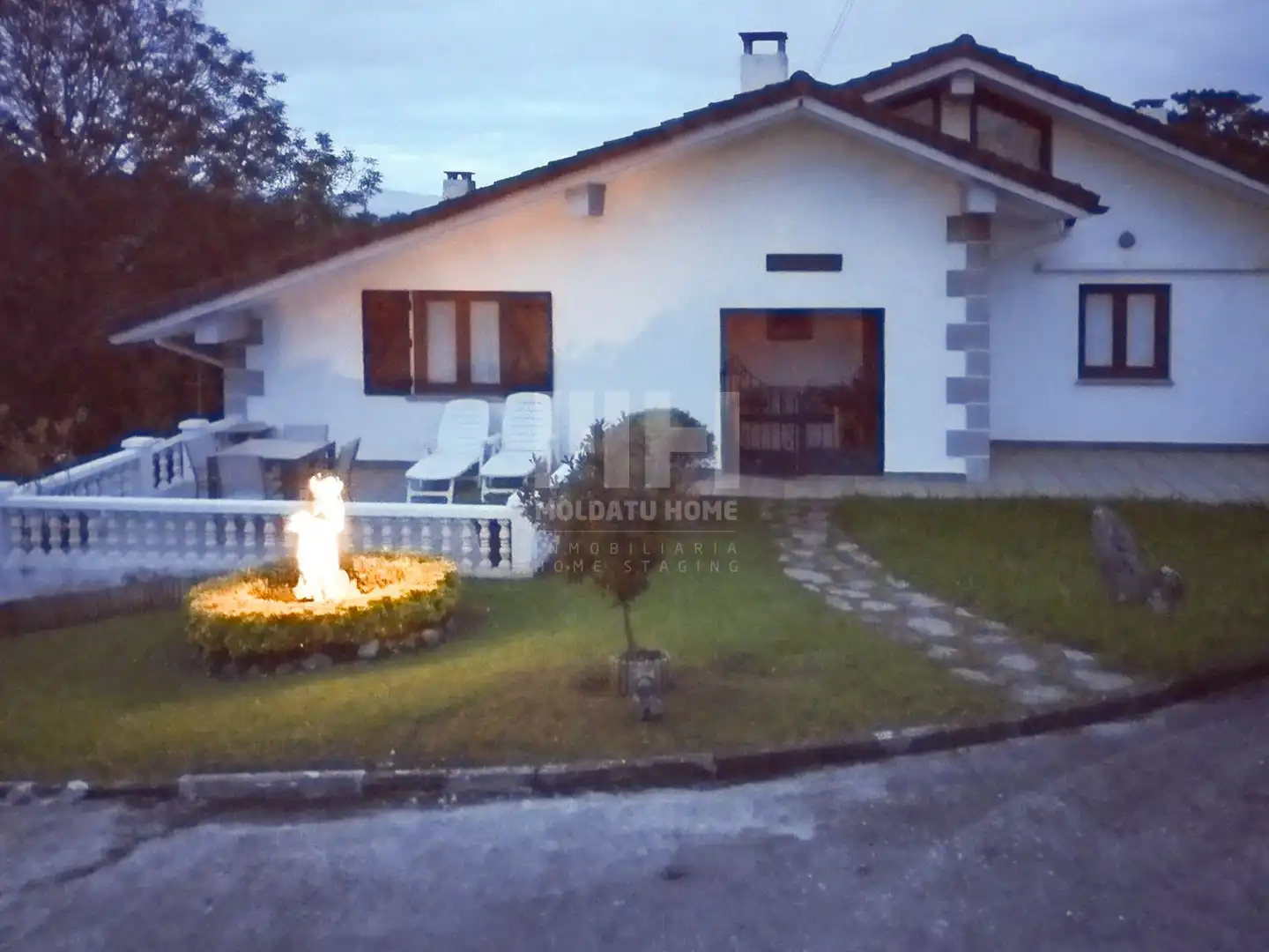Vista exterior de Casa o chalet en venta en Hernialde con Calefacción, Jardín privado y Terraza