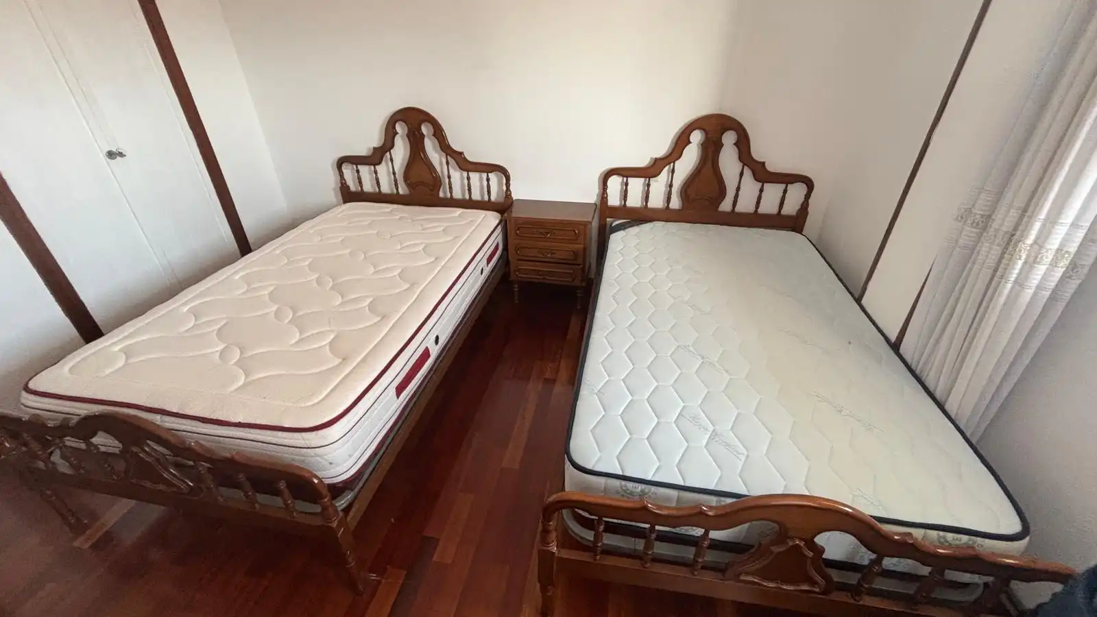 Schlafzimmer von Wohnung zum Verkauf in Rasines mit Heizung, Möbliert und Ofen