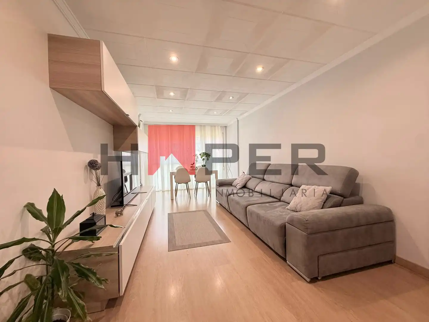 Living room of Flat for sale in El Prat de Llobregat  with Heating and Parquet flooring