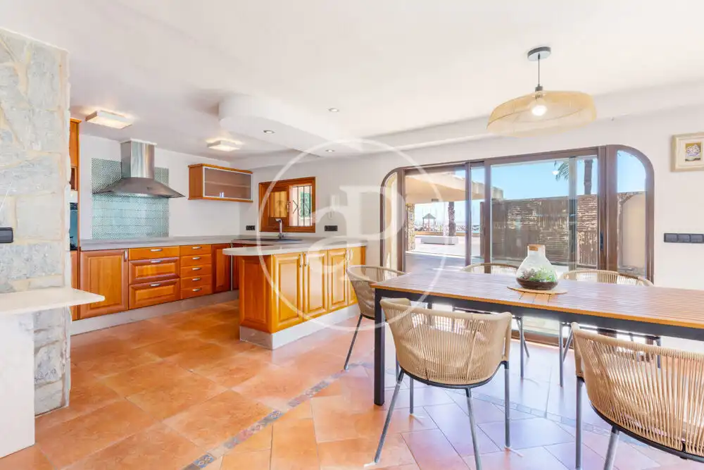 Cocina de Casa o chalet de alquiler en La Pobla de Farnals con Aire acondicionado, Calefacción y Jardín privado