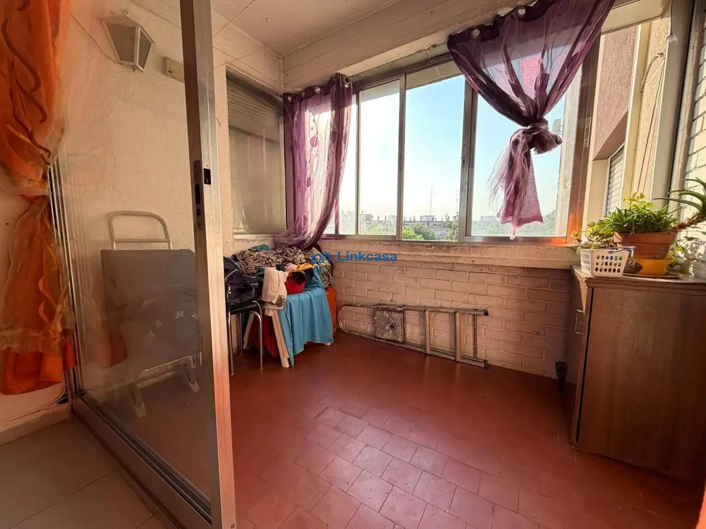 Balcony of Flat for sale in Leganés  with Air Conditioner, Heating and Storage room
