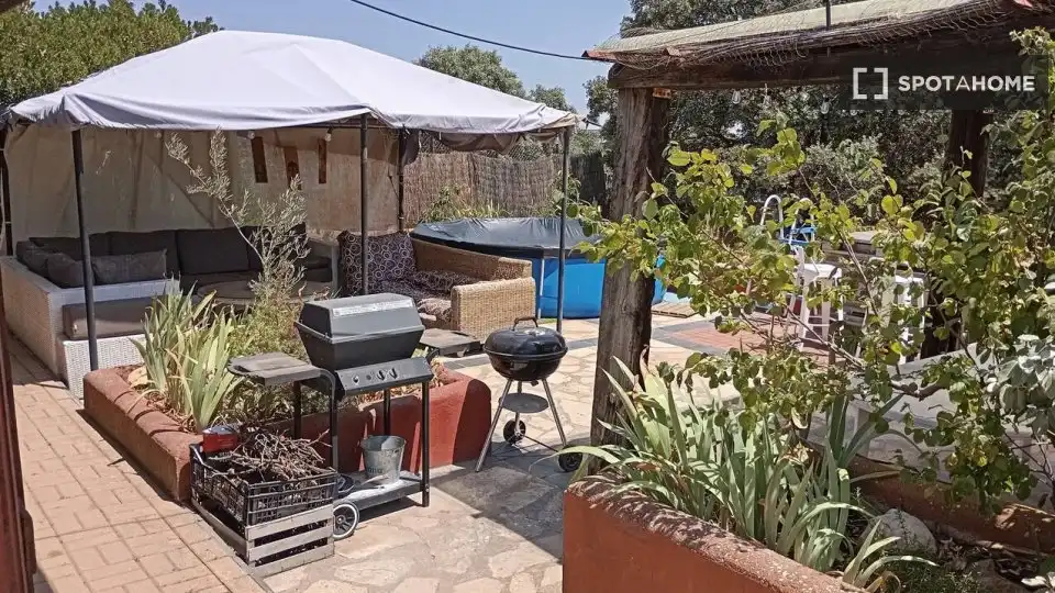Terrace of Flat for rent in Madrid  with Air Conditioner, Heating and Furnished