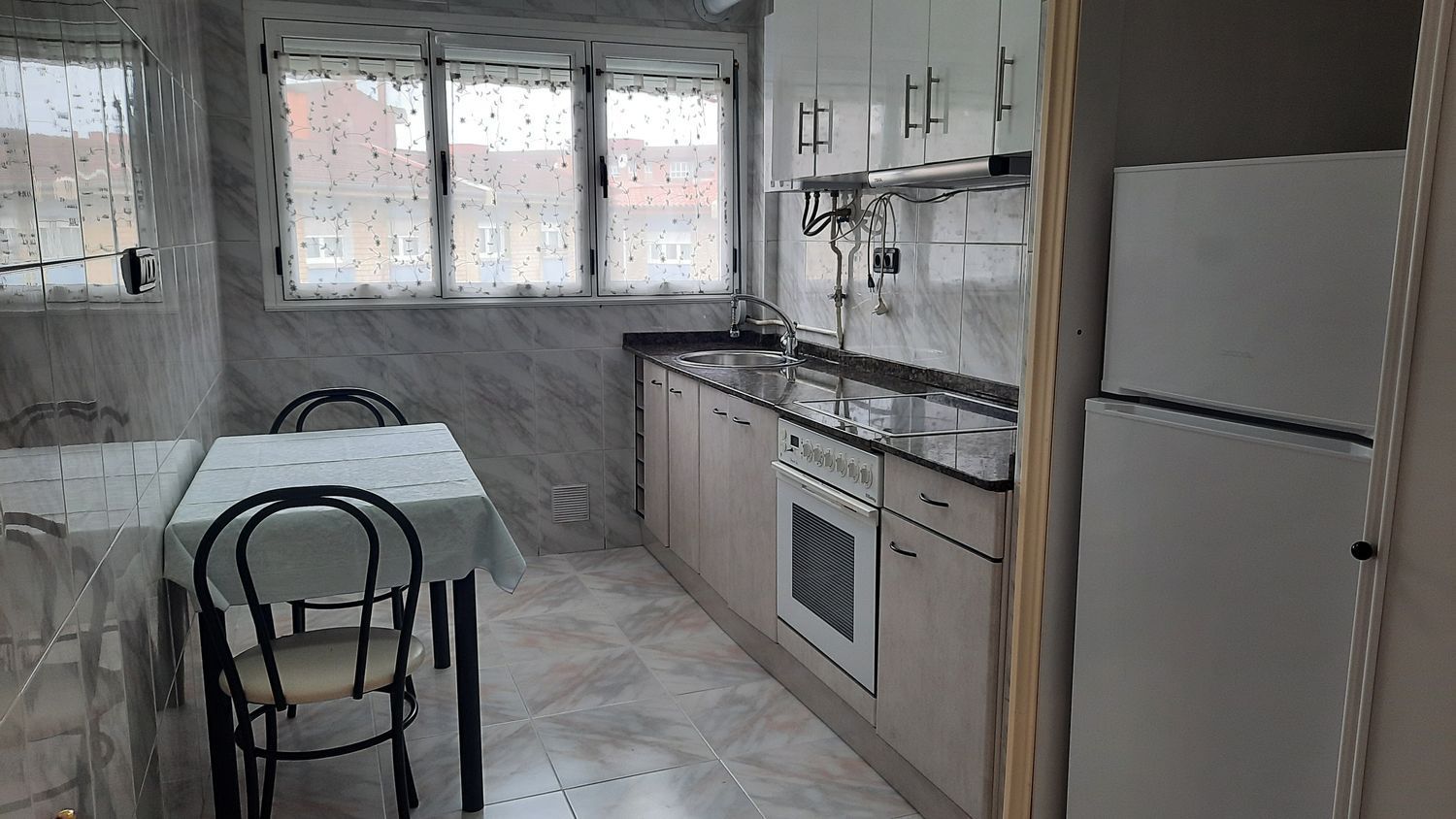 Kitchen of Flat for sale in Gijón   with Heating, Storage room and Swimming Pool