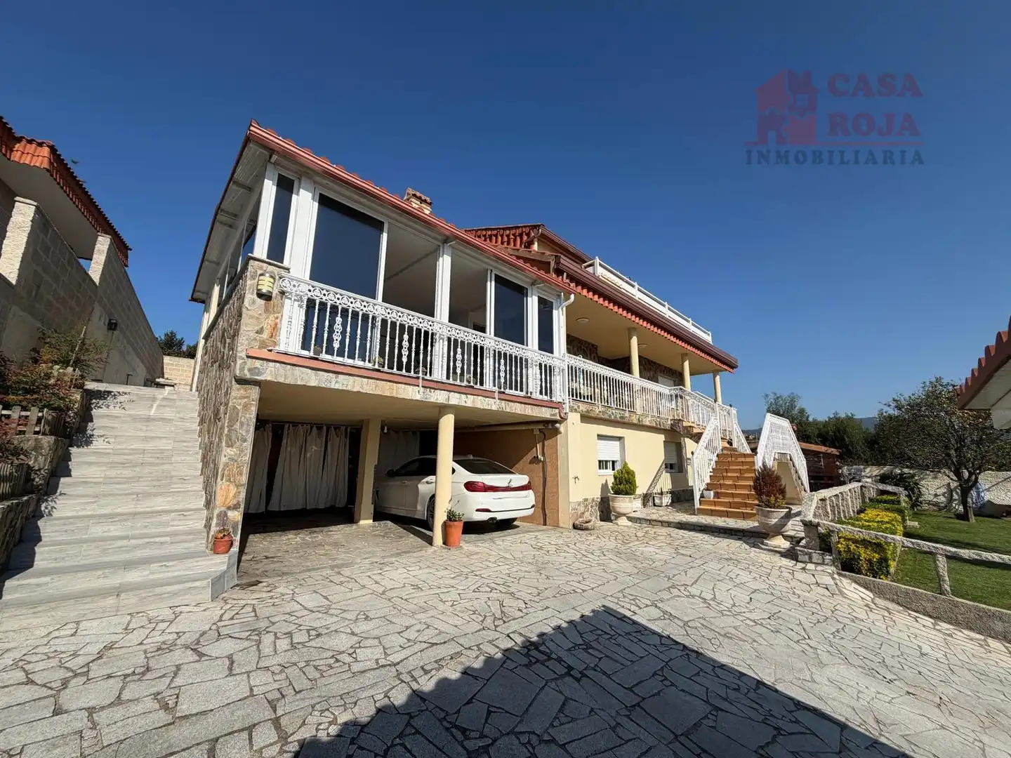 Vista exterior de Casa o chalet en venta en Moaña con Calefacción, Terraza y Trastero