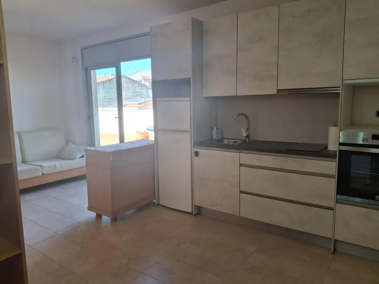 Cocina de Ático en venta en Mataró con Terraza, Amueblado y Alarma