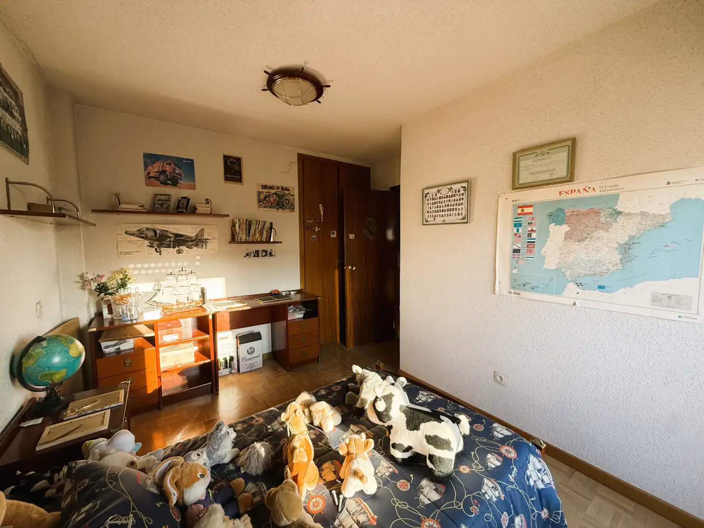 Dormitori de Casa adosada en venda en Coslada amb Calefacció, Jardí privat i Terrassa