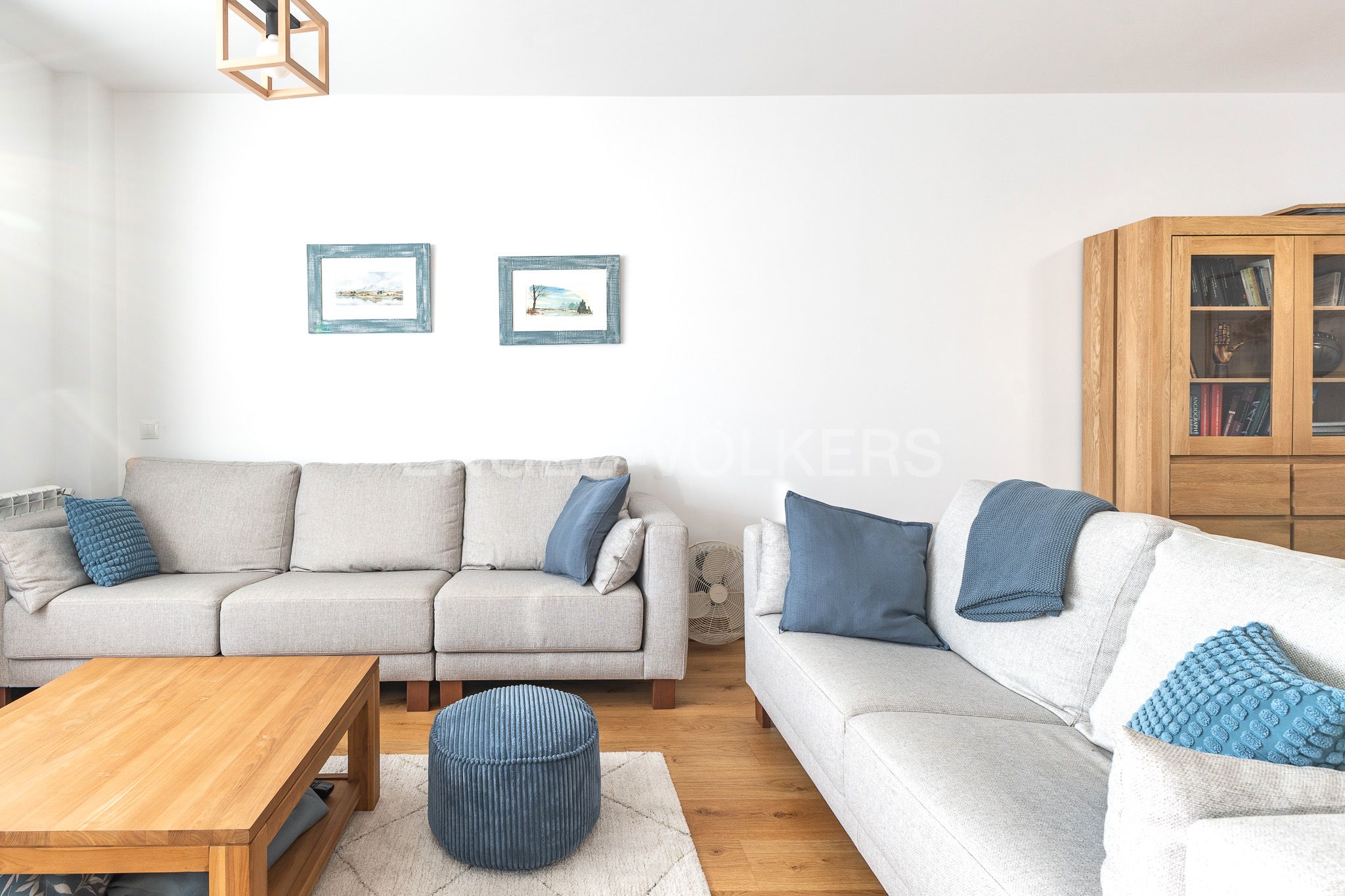 Living room of Apartment for sale in Sant Quirze del Vallès  with Air Conditioner, Heating and Private garden