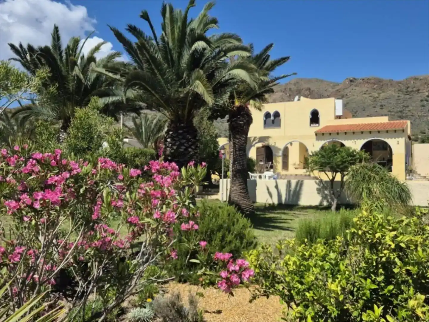 Vista exterior de Casa o chalet en venta en Mojácar con Aire acondicionado y Piscina