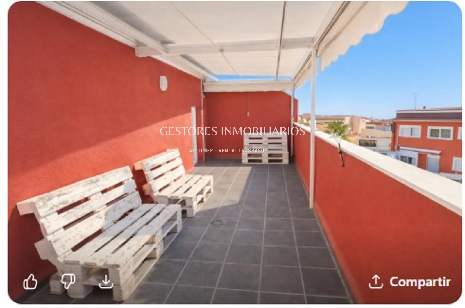 Terrace of Duplex for sale in Cocentaina  with Terrace, Swimming Pool and Community pool