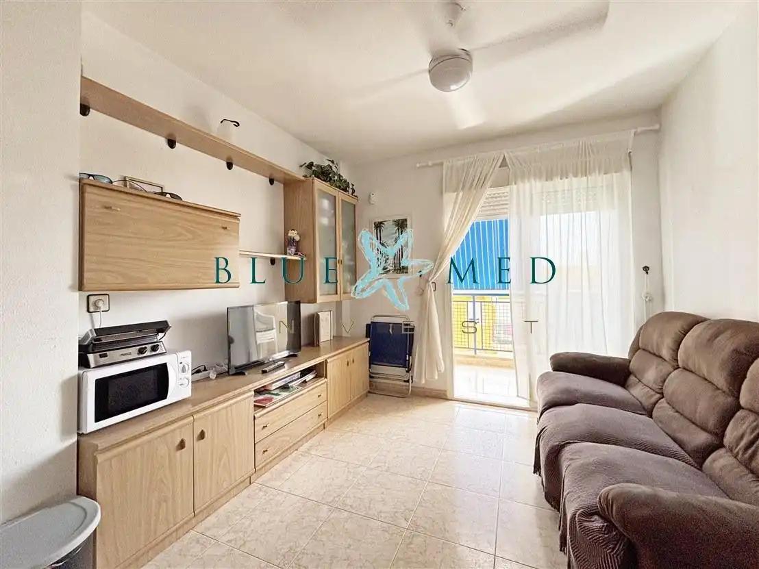 Living room of Apartments for sale in Mazarrón  with Terrace and Furnished