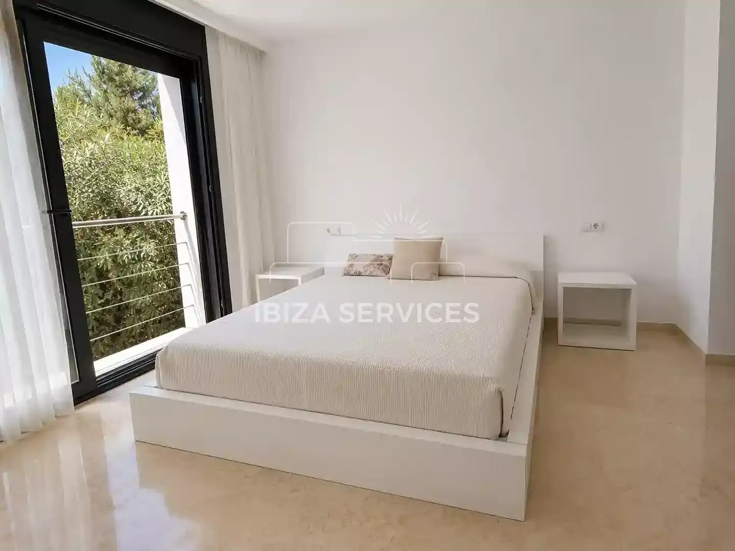 Habitación de Casa o chalet de alquiler en Sant Antoni de Portmany con Aire acondicionado, Jardín privado y Piscina