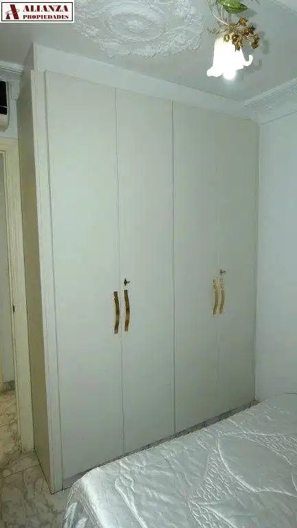 Bedroom of Flat for sale in Málaga  with Air Conditioner, Terrace and Furnished
