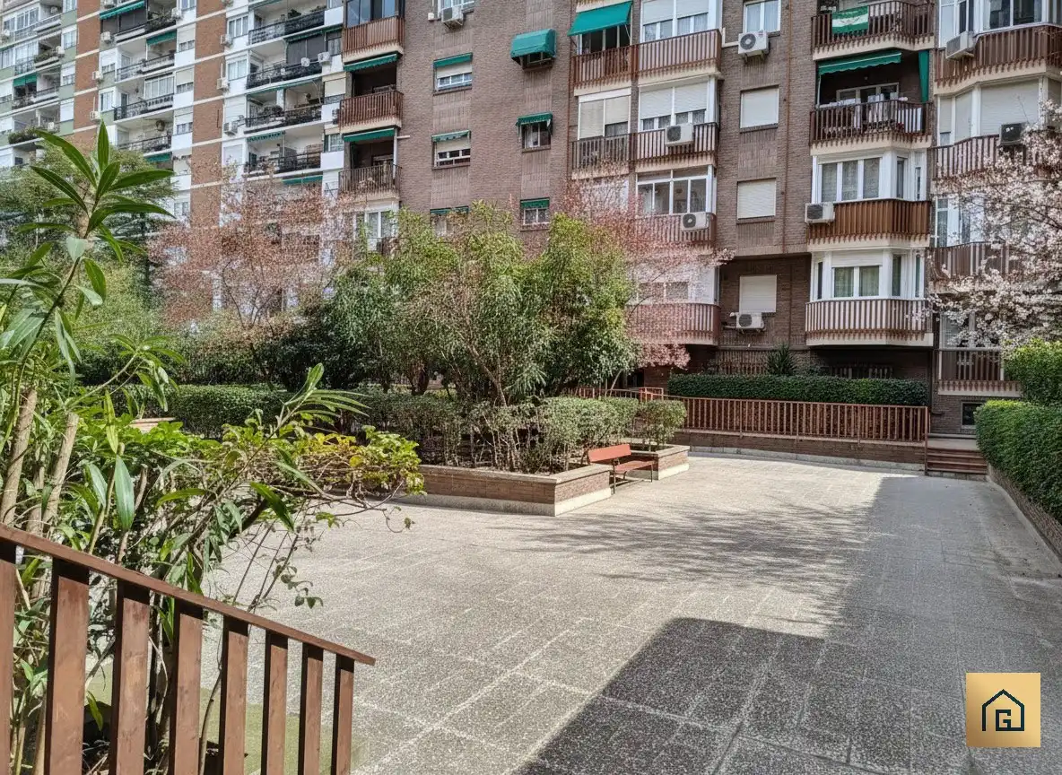 Vista exterior de Piso en venta en Madrid con Aire acondicionado, Calefacción y Terraza
