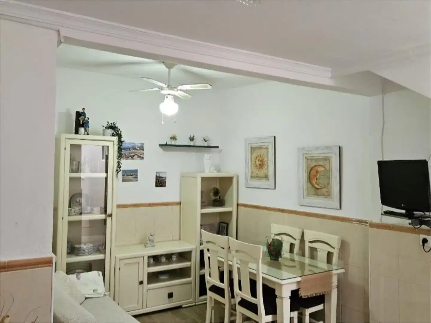 Dining room of Detached homes for rent in Chipiona  with Air Conditioner
