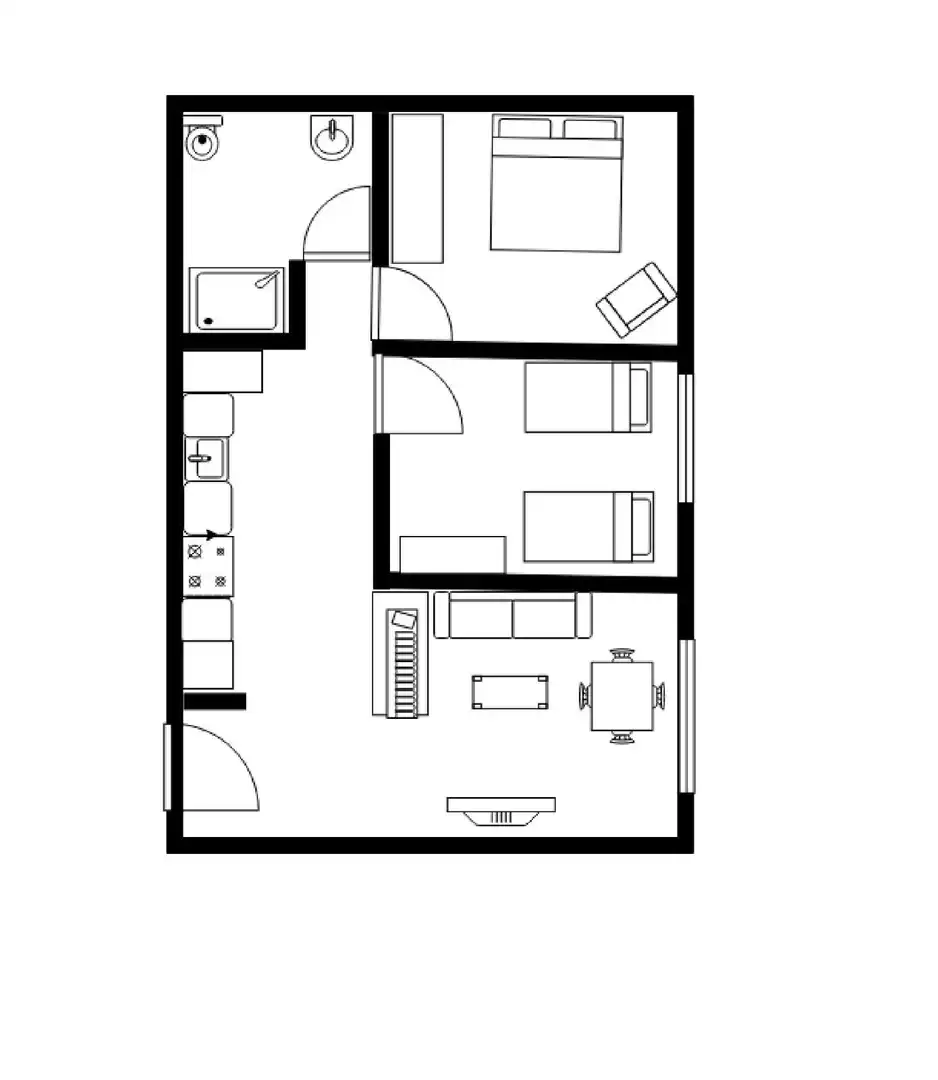 Flat for rent in Campo  with Heating and Storage room