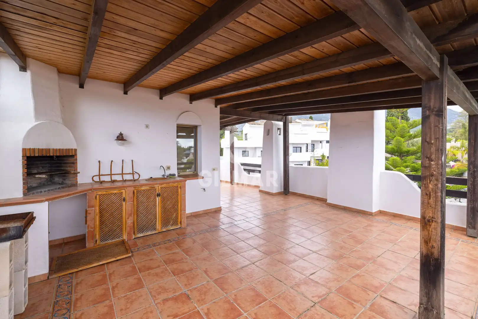 Terraza de Casa adosada en venta en Marbella con Calefacción, Jardín privado y Piscina