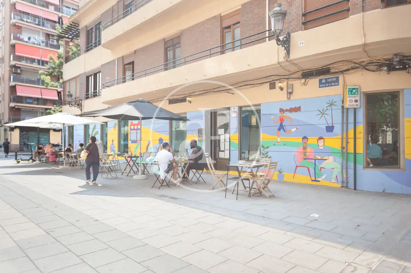 Terrasse von Wohnung zur Miete in Valencia mit Klimaanlage, Heizung und Terrasse