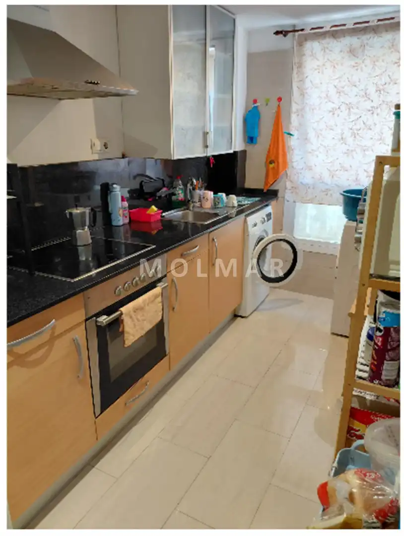 Kitchen of Flat for sale in Alberic  with Air Conditioner, Furnished and Balcony