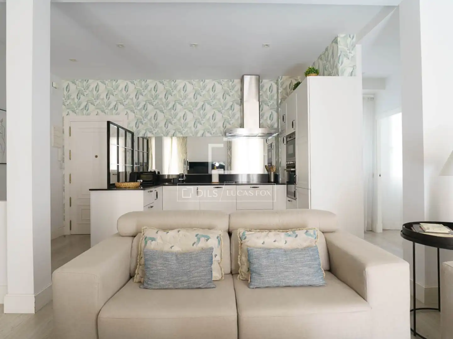 Kitchen of Flat for rent in Madrid  with Air Conditioner, Parquet flooring and Furnished