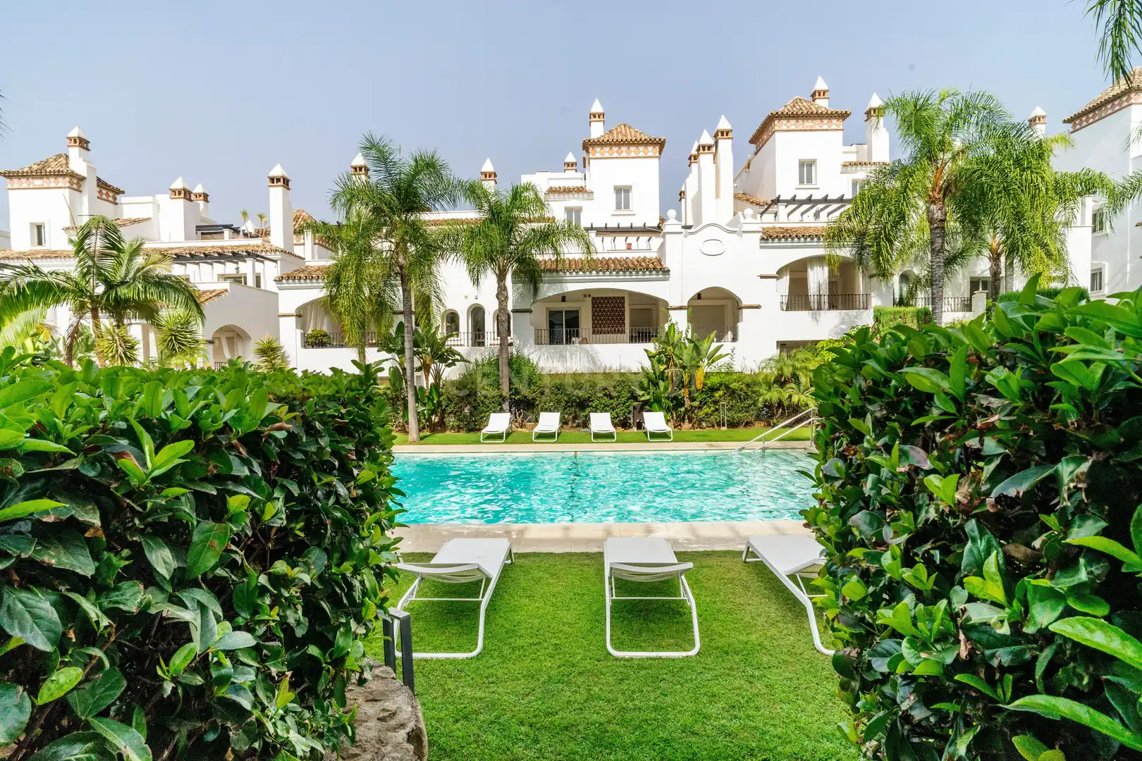 Garten von Wohnungen zum Verkauf in Marbella mit Klimaanlage, Privatgarten und Ofen