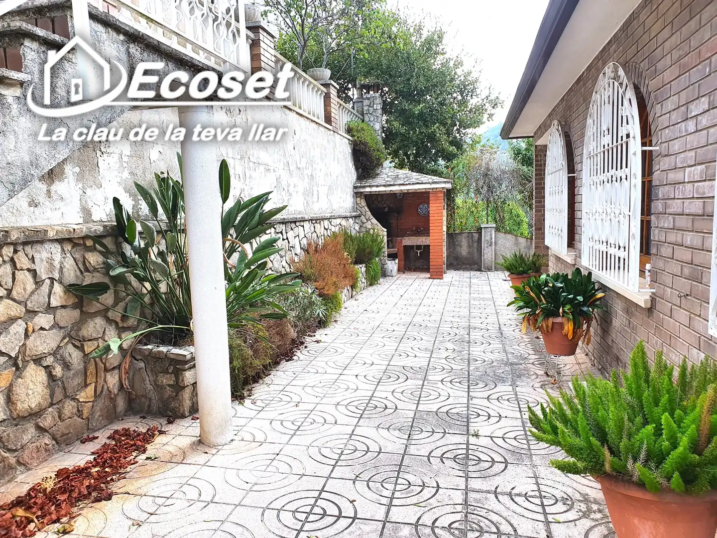 Terrassa de Casa o xalet en venda en Cervelló amb Calefacció, Jardí privat i Terrassa