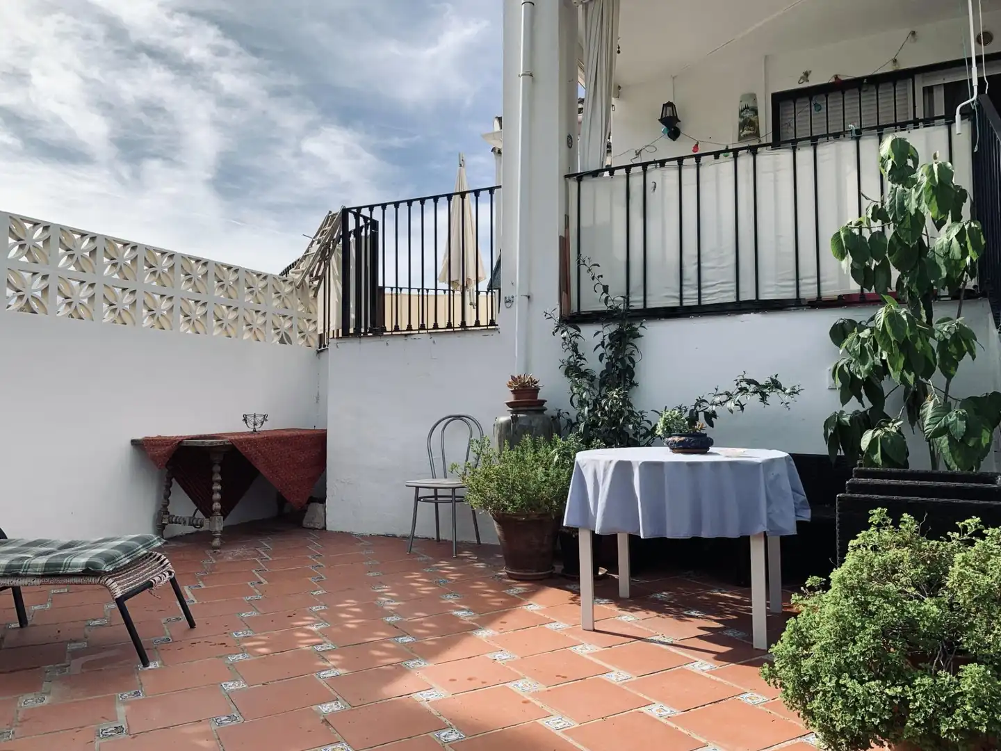 Terraza de Apartamento en venta en Marbella con Aire acondicionado, Calefacción y Jardín privado