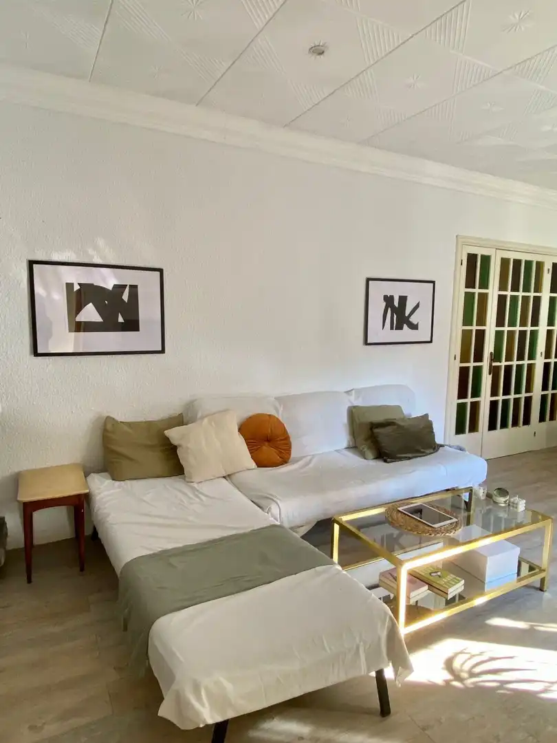 Sala d'estar de Casa o xalet en venda en Blanes amb Calefacció, Jardí privat i Terrassa