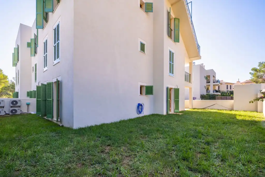 Vista exterior de Apartamento en venta en Pollença con Aire acondicionado, Jardín privado y Terraza