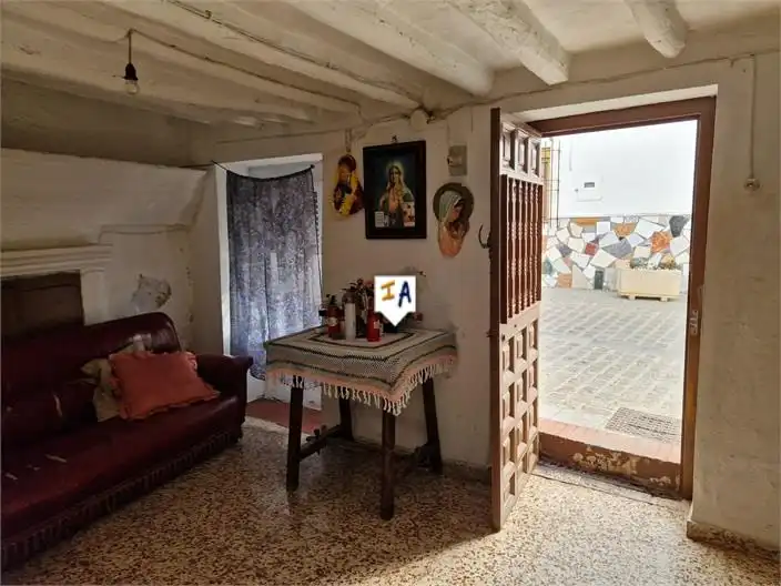 Vista exterior de Casa adosada en venda en Alfarnatejo
