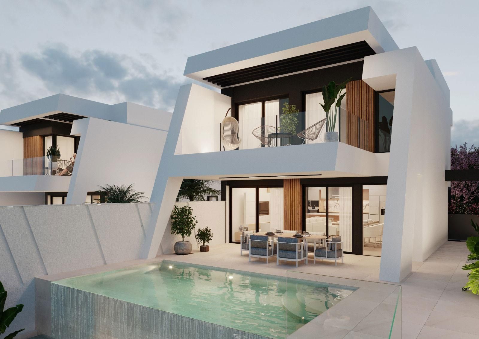 Exterior view of House or chalet for sale in Sant Joan d'Alacant  with Heating, Private garden and Terrace