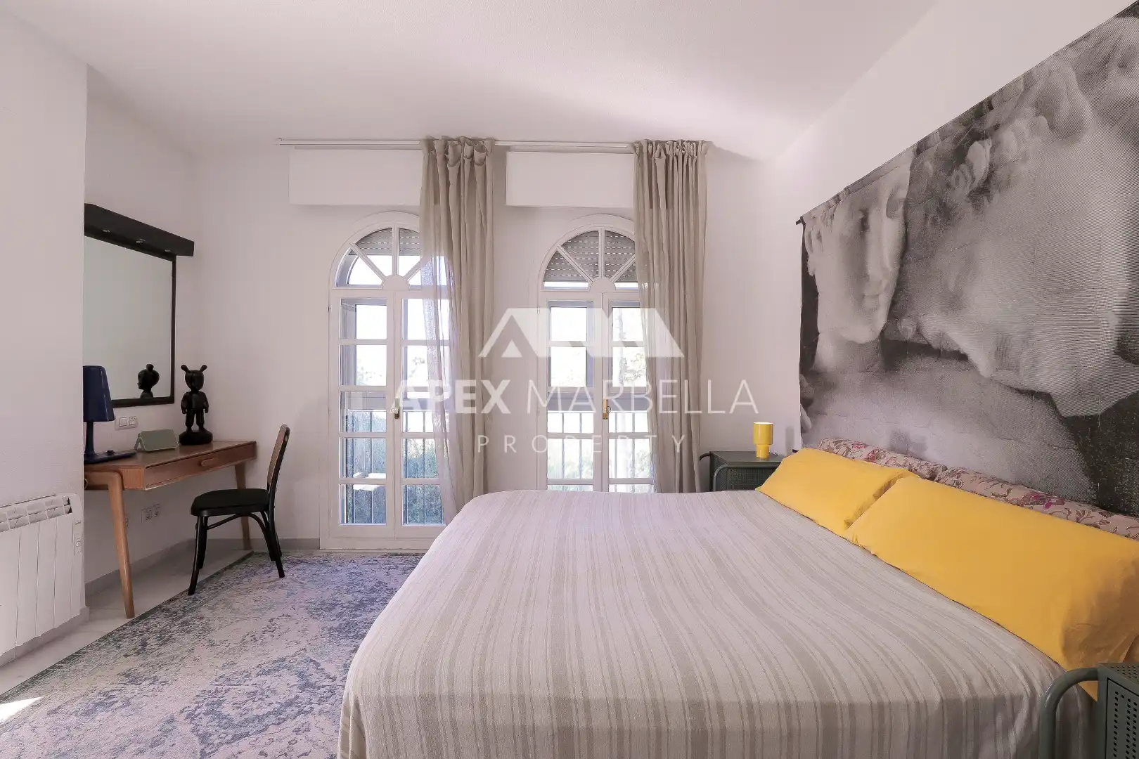 Schlafzimmer von Wohnung zum Verkauf in Marbella mit Klimaanlage, Terrasse und Möbliert