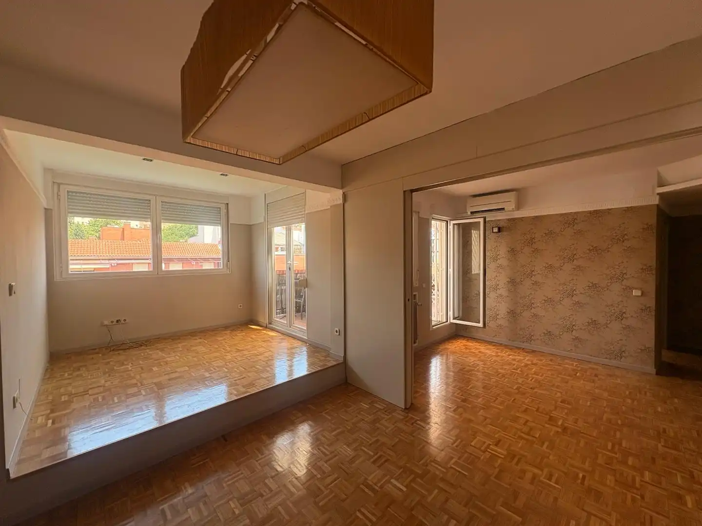 Schlafzimmer von Wohnung zur Miete in Madrid mit Heizung und Terrasse