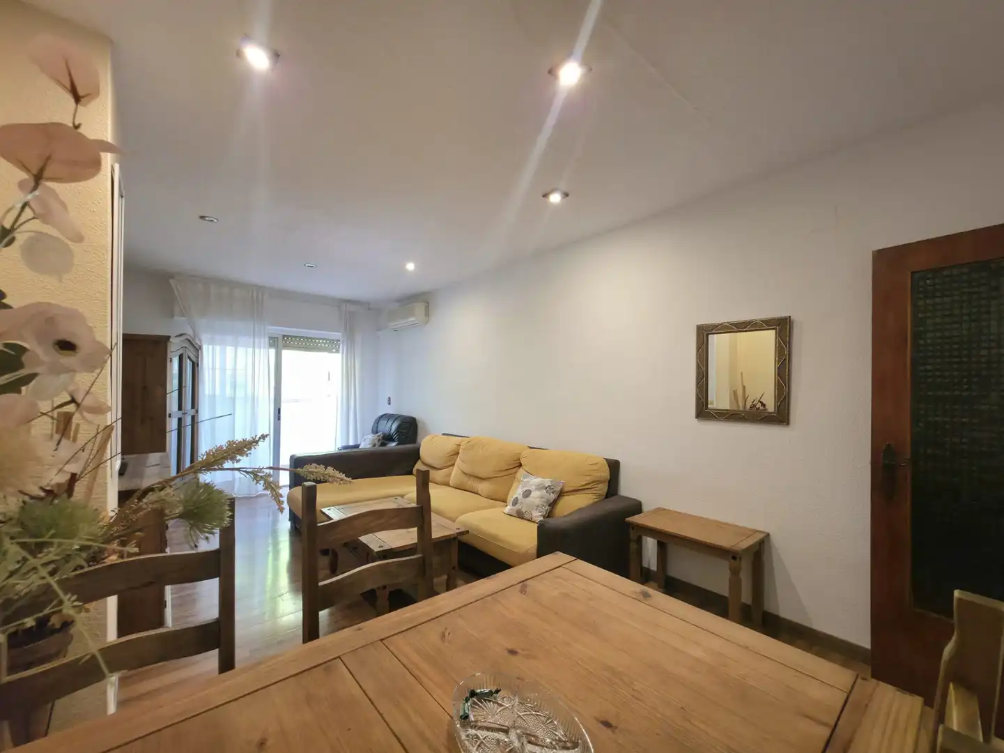 Living room of Flat for sale in Alicante / Alacant  with Air Conditioner, Furnished and Oven