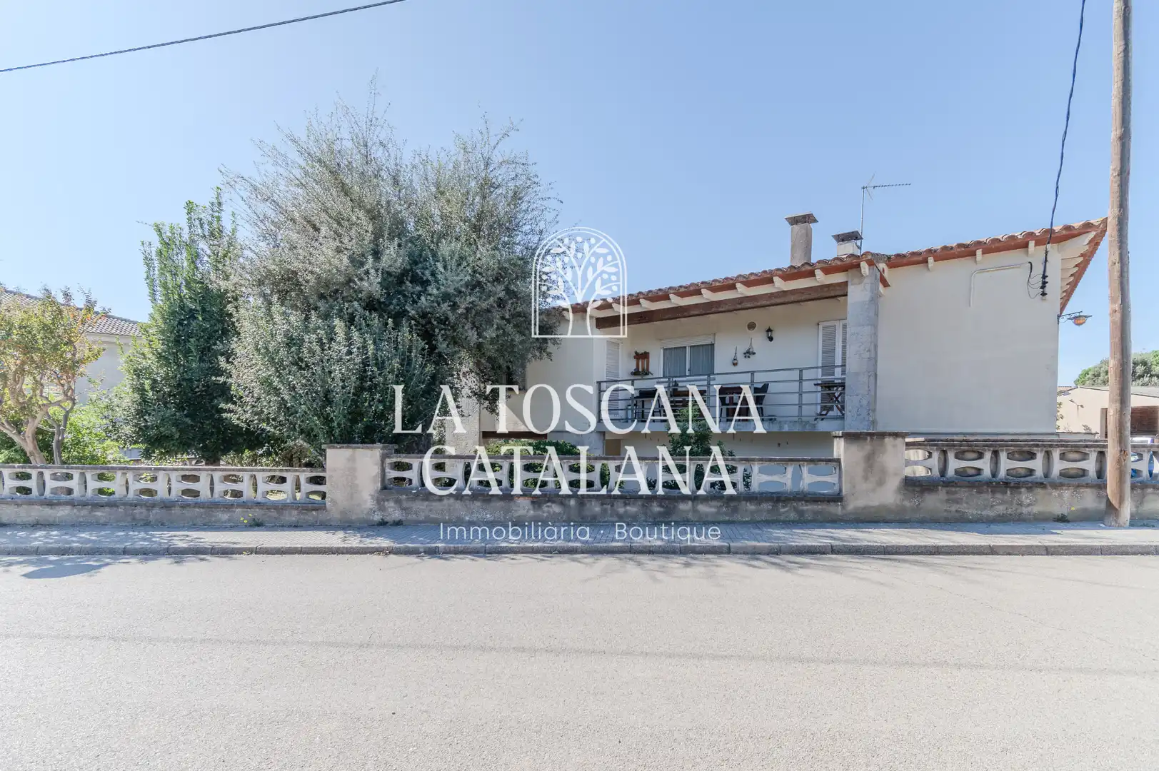 Vista exterior de Casa o chalet en venta en Caldes de Malavella con Calefacción, Jardín privado y Parquet