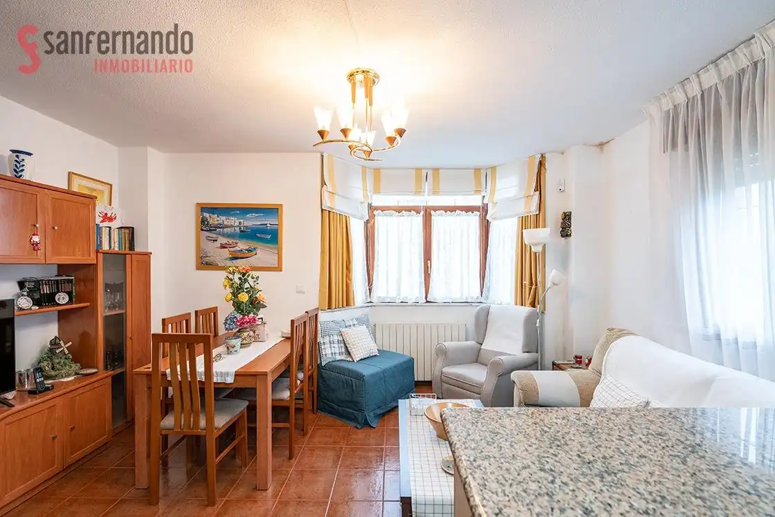 Living room of Flat for sale in Miengo  with Heating, Storage room and Furnished